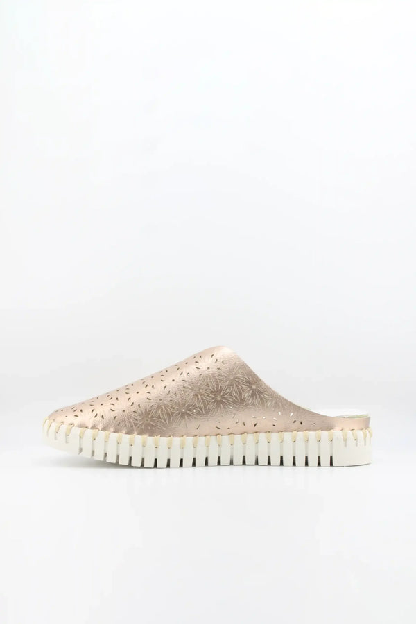 Bernie Mev Perforated Slip-On Leather Mule